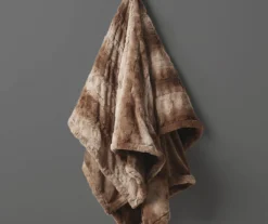 Marselle Faux Fur Heated Wrap, (50" X 64")
