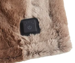 Marselle Faux Fur Heated Wrap, (50" X 64") 27 Marselle Faux Fur Heated Wrap, (50" X 64") -Hoover Sales Store 810598189 5
