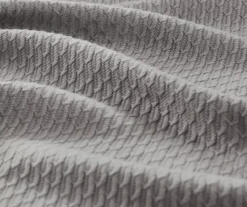 Textured-Knit Egyptian Cotton Blanket -Hoover Sales Store 810598219 810598220 810598221 3