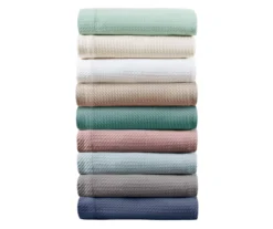 Textured-Knit Egyptian Cotton Blanket -Hoover Sales Store 810598219 810598220 810598221 5