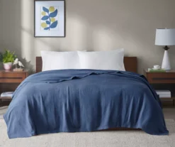 Freshspun Basketweave-Texture Cotton Blanket -Hoover Sales Store 810598252 810598253 810598254 1