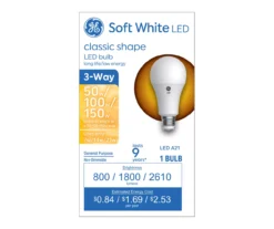 3-Way Soft White A21 Light Bulb