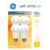 100-Watt Equivalent Soft White A19 LED Light Bulb, 4-Pack
