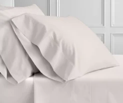Ivory 1,500-Thread Count King 4-Piece Sheet Set -Hoover Sales Store 810607441 810607260 A8 1