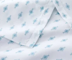 White & Blue Geo Tiles Sheet Set -Hoover Sales Store 810610462 A8 3