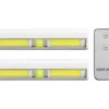 White Remote Control Wireless Light Bar, 2-Pack