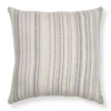 Blue & Purple Dot Stripe Square Throw Pillow