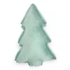Frosted Forest Teal Tree Shaped Decorative Pillow