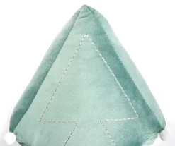 Frosted Forest Teal Tree Shaped Decorative Pillow -Hoover Sales Store 810615455 A8 2