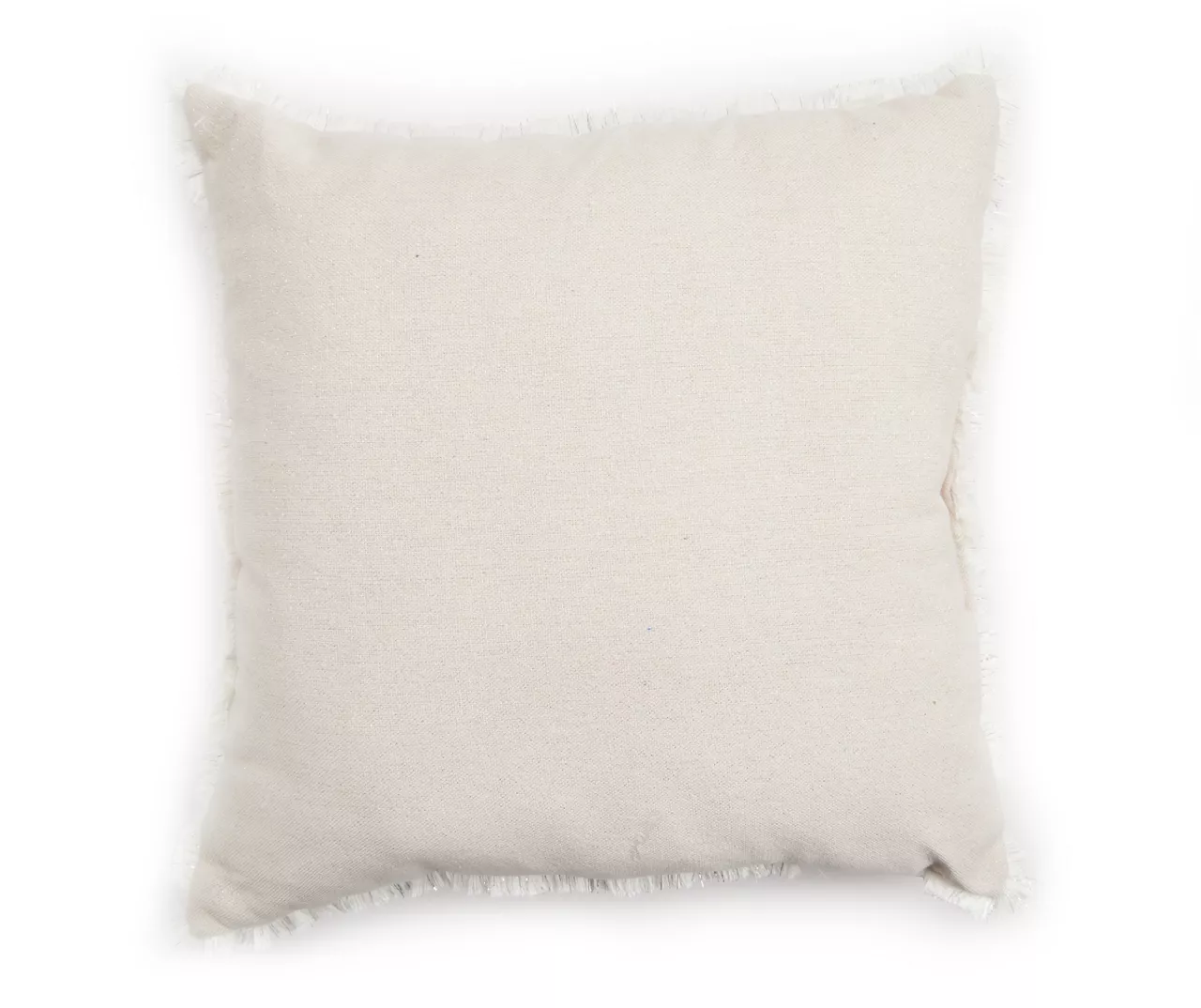 Frosted Forest Ivory Rhinestone-Accent Snowflake Square Throw Pillow 2 Frosted Forest Ivory Rhinestone-Accent Snowflake Square Throw Pillow - Image 2