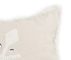 Frosted Forest Ivory Rhinestone-Accent Snowflake Square Throw Pillow 6 Frosted Forest Ivory Rhinestone-Accent Snowflake Square Throw Pillow -Hoover Sales Store 810615460 A8 2