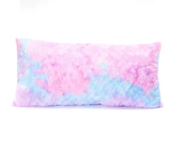 Pastel Zigzag Stripe Fuzzy Body Pillow