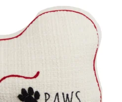 Santa's Workshop "Santa Paws" White Bone Shaped Throw Pillow 6 Santa's Workshop "Santa Paws" White Bone Shaped Throw Pillow -Hoover Sales Store 810615951 A8 2