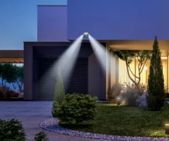 Bright Basics Motion Activated 3-Piece Dual Security Light Combo Pack -Hoover Sales Store 810616079 X8 3