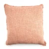 Tweed Fringe Square Throw Pillow