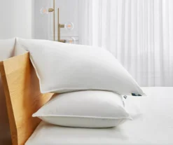 Serta White Medium-Firm Cotton-Down Pillow, 2-Pack 9 Serta White Medium-Firm Cotton-Down Pillow, 2-Pack -Hoover Sales Store 810617375 A8 3