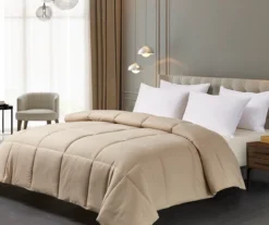 Down Alternative Box-Quilt Microfiber Comforter -Hoover Sales Store 810617450 A0 1