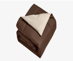 Down-Alternative Box-Quilt Reversible Comforter -Hoover Sales Store 810617466 A8 2