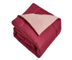 Down-Alternative Box-Quilt Reversible Comforter -Hoover Sales Store 810617475 A8 2