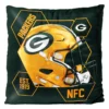 Green Bay Packers Velvet Square Throw Pillow