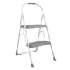 COSCO Gray 2-Step Folding Step Stool
