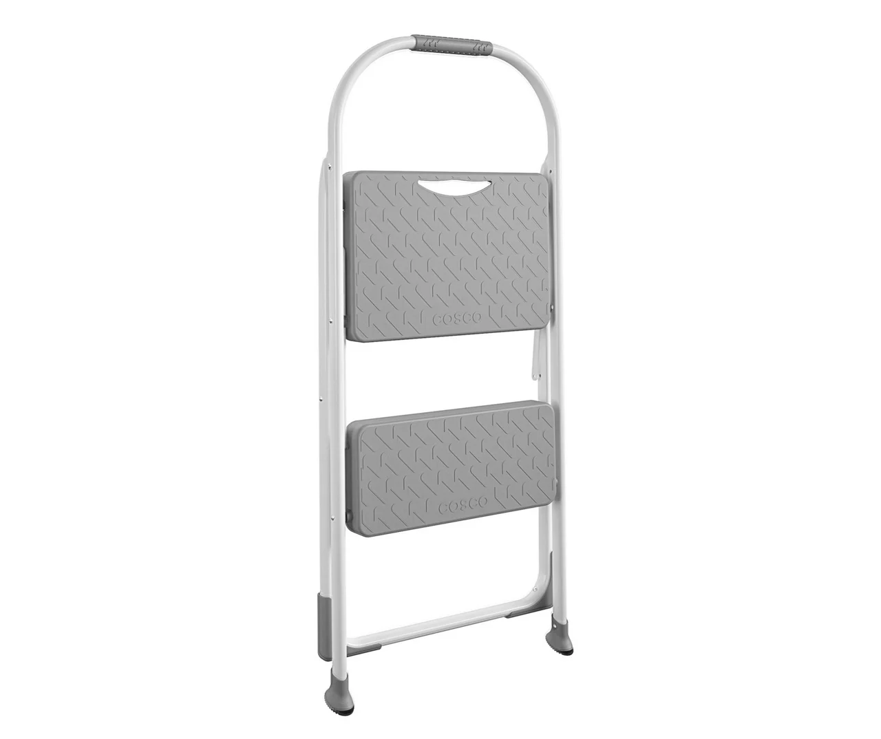 COSCO Gray 2-Step Folding Step Stool 2 COSCO Gray 2-Step Folding Step Stool - Image 2