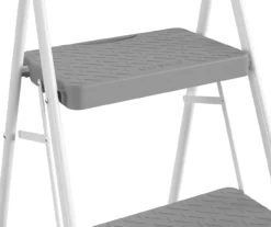 COSCO Gray 2-Step Folding Step Stool 6 COSCO Gray 2-Step Folding Step Stool -Hoover Sales Store 810655412 A0 3