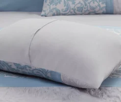 Casey Embroidered Damask Comforter Set -Hoover Sales Store 810679980 810679981 810679982 A8 9