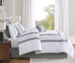 Elmore Bordered Comforter Set -Hoover Sales Store 810679983 810679984 810679985 A1 2