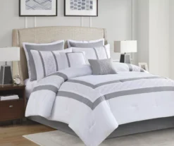 Elmore Bordered Comforter Set -Hoover Sales Store 810679983 810679984 810679985 A1 3