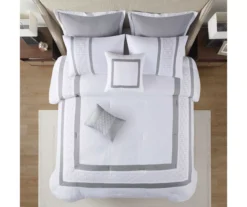 Elmore Bordered Comforter Set -Hoover Sales Store 810679983 810679984 810679985 A4 4