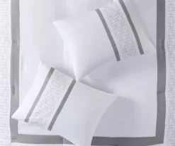 Elmore Bordered Comforter Set -Hoover Sales Store 810679983 810679984 810679985 A8 9