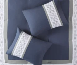 Elmore Bordered Comforter Set -Hoover Sales Store 810679986 810679987 810679988 A8 9