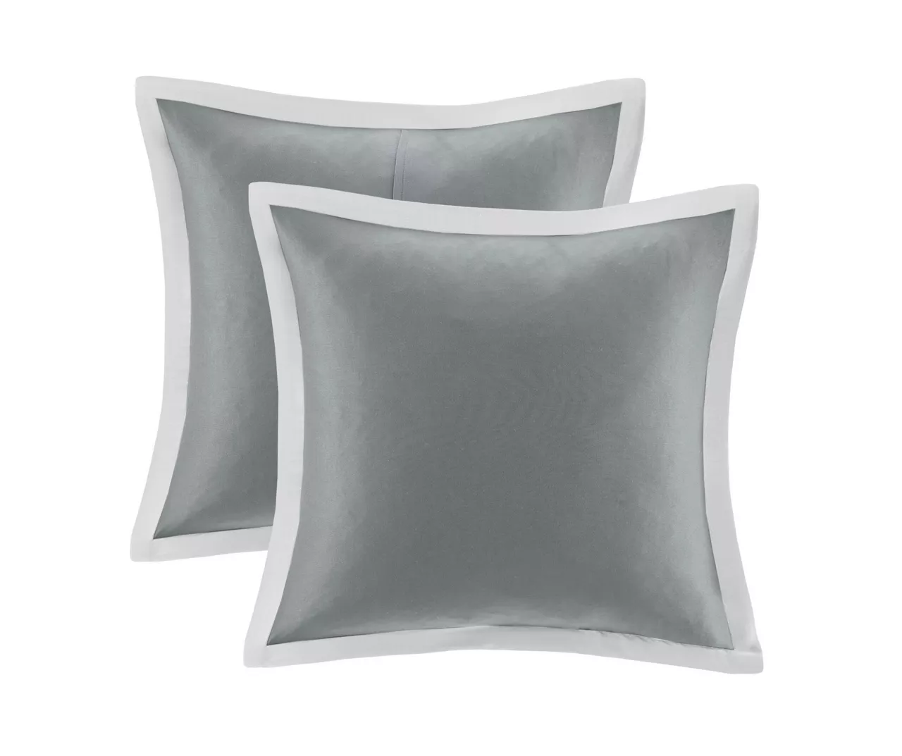 Kingston Gray & White Buffalo Check Queen 8-Piece Comforter Set 5 Kingston Gray & White Buffalo Check Queen 8-Piece Comforter Set - Image 5