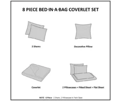 Seth Aqua & Gray Paint Stroke California King 8-Piece Quilted Coverlet Set -Hoover Sales Store 810681290 810681289 810681288 810681287 810681286 D6 11