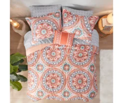 Nepal Coral Medallion King 9-Piece Comforter Set 14 Nepal Coral Medallion King 9-Piece Comforter Set -Hoover Sales Store 810681327 810681321 810681326 810681325 810681324 810681323 A4 4 1